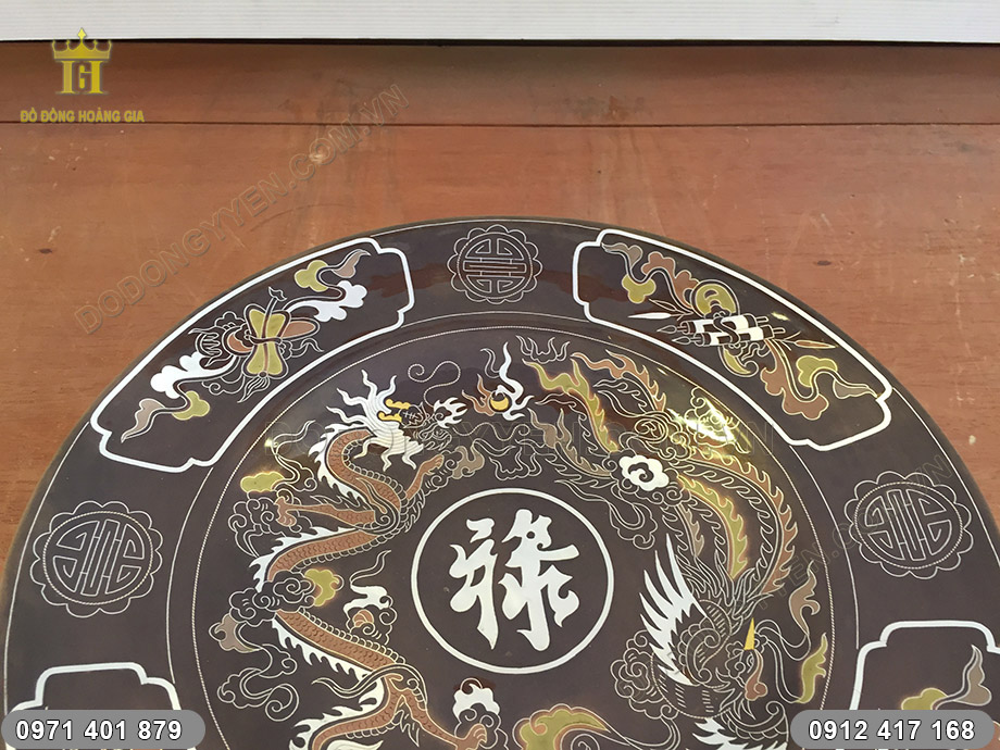 m&acirc;m bồng khảm v&agrave;ng bạc